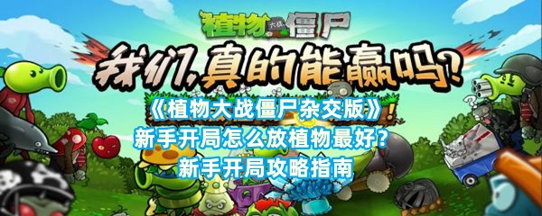 《植物大战僵尸杂交版》新手开局怎么放植物最好？新手开局攻略指南