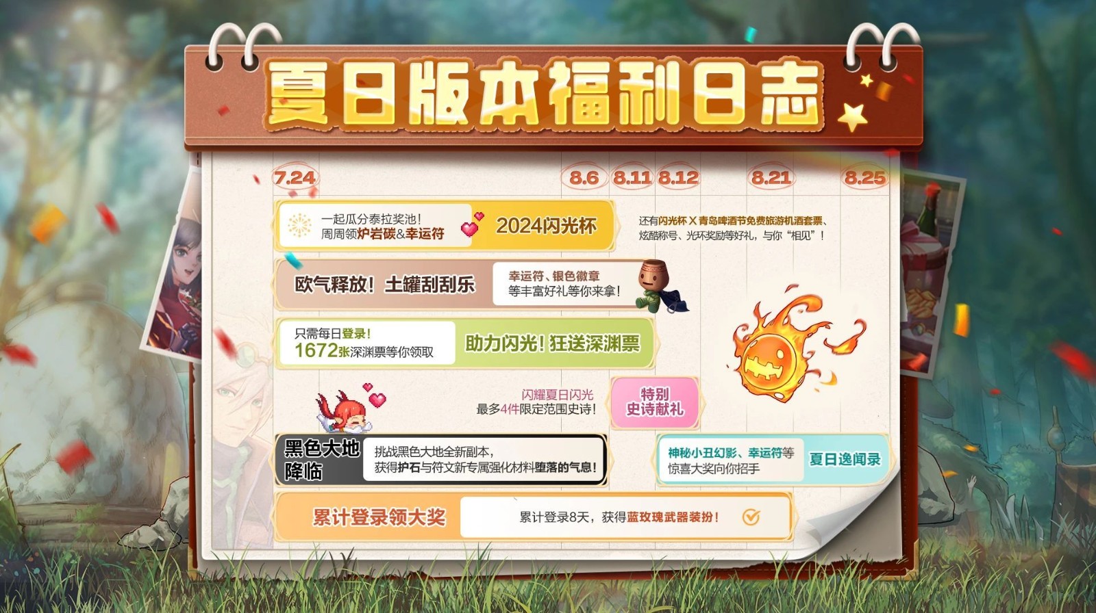 《DNF手游》夏日闪光节活动都有什么奖励呢？最全活动攻略指南